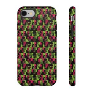 Bold Skull Phone Case - Edgy Design for Tech Lovers, Gift for Halloween, Unique Gadget Protector, Fun Cell Cover, Trendy Accessory