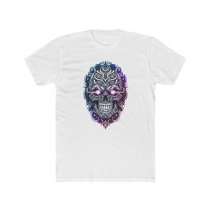 Skull Graphic Tee, Unisex Crew Neck T-Shirt, Alternative Fashion, Gothic Style Shirt, Perfect for Festivals, Edgy Casual Wear